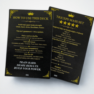 Deck 001: Upper Strength